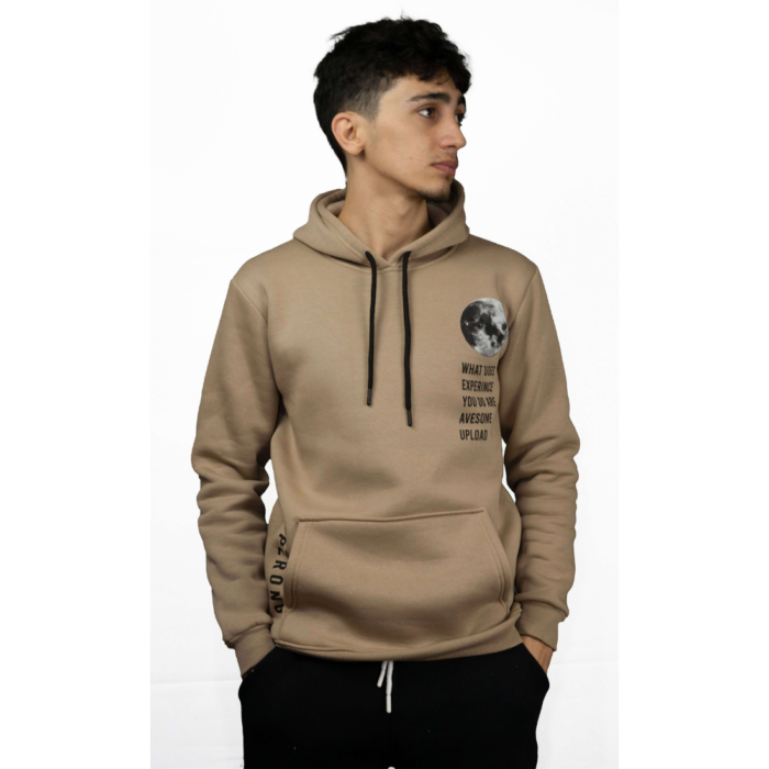 Ay Detaylı Unısex Oversıze Sweatshirt